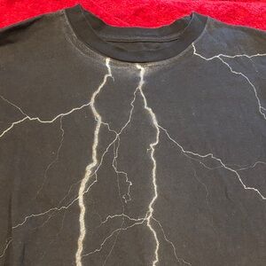 Black Lightning Graphic Tee